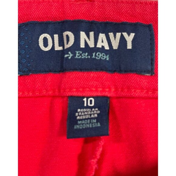 Old Navy Electric Pink Daisy Mid-Rise Bermuda Shorts SIZE-10 - Picture 2 of 6